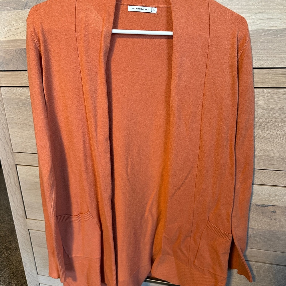 Staccato Vibrant Orange Women's Cardigan